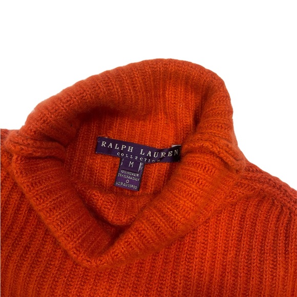 Ralph Lauren Collection 97% cashmere cropped turtleneck - Picture 3 of 6